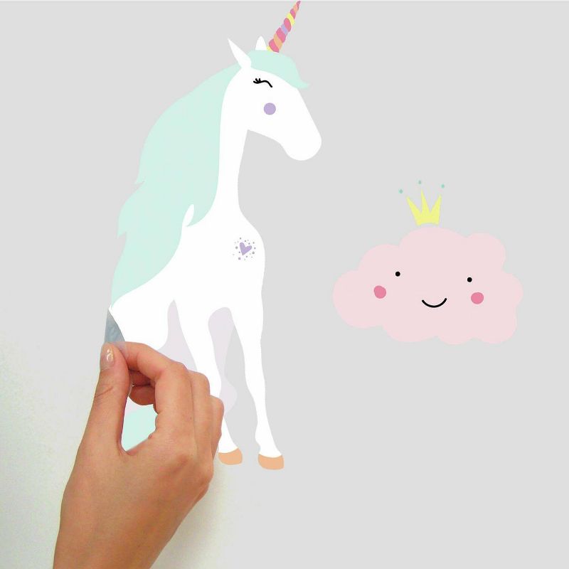 Unicorn Magic Peel and Stick Giant Wall Decal - RoomMates, 6 of 11