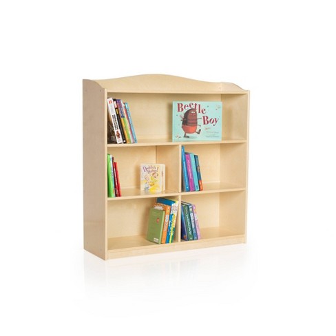 Guidecraft Single Sided Bookcase 36 Inches Height Natural Target