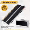 2-8Ft Non-Slip Folding Wheelchair Ramp, Portable Threshold Ramp for Home Use, Scooter Access for Car, Doorways, Curbs, and Stairs(Using height 2-24") - 4 of 4