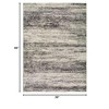 Oriental Weavers Atlas 8037G Ash/ Charcoal Indoor Area Rug - 3'3" x 5'2" - 2 of 2