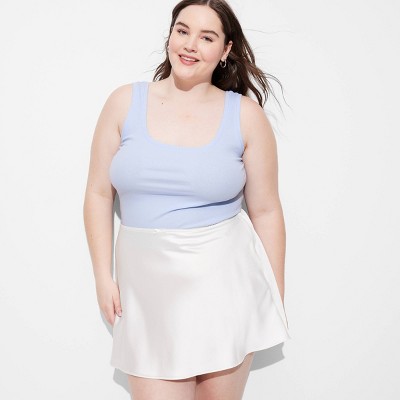 Women's Slim Fit Scoop-Neck Tank Top - Wild Fable™