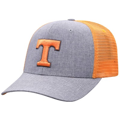 NCAA Tennessee Volunteers Men's Gray Chambray with Hard Mesh Snapback Hat