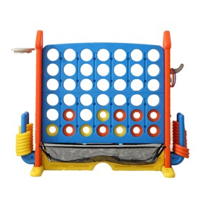 TopComfy Baby and Toddler Learning Toys Score Giant Game Set with Mesh Bag Jumbo Connect Basketball Hoop for Kids, Orange, 42.91"*16.14"*38.58" - 1 of 4