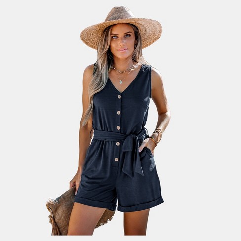 Sleeveless cheap romper womens