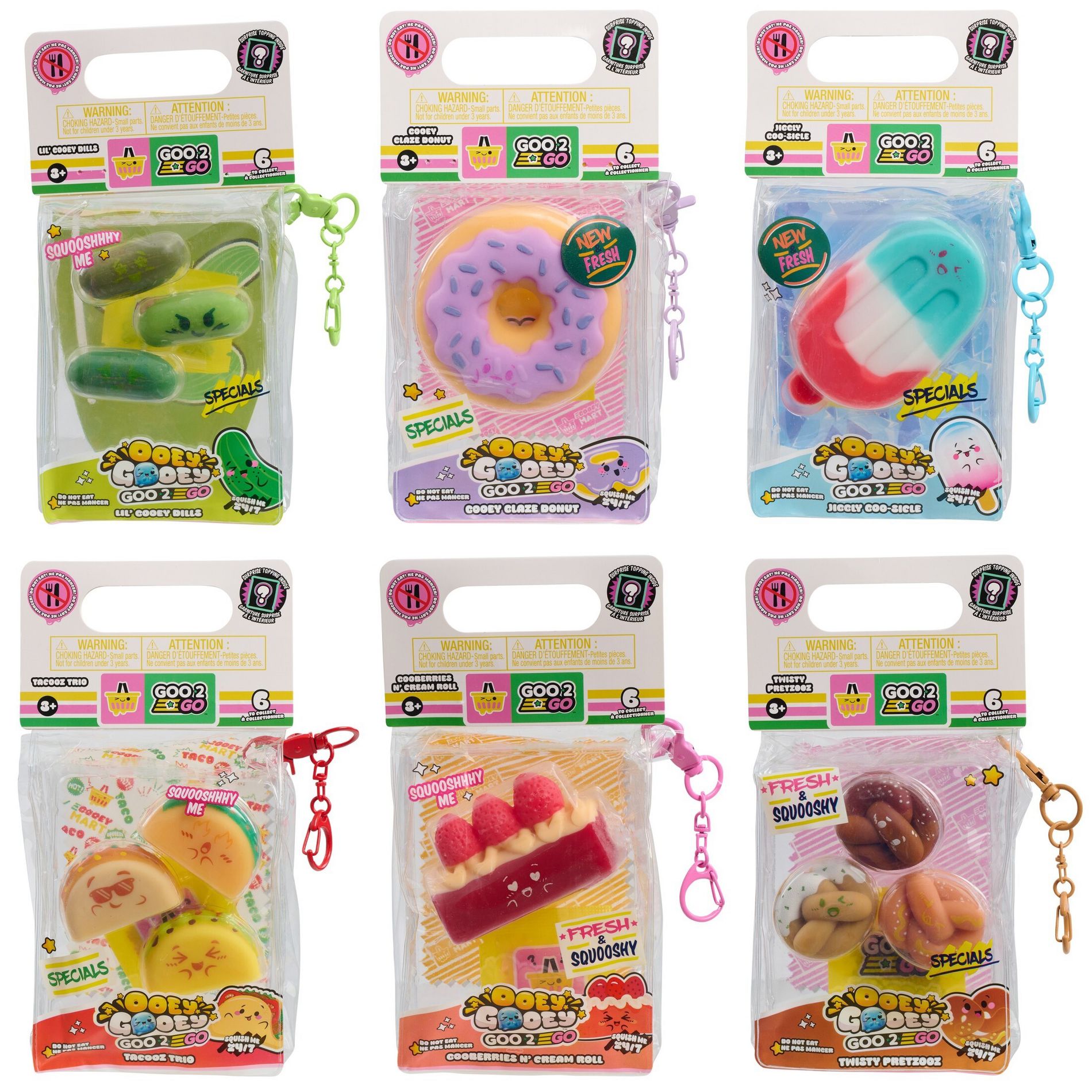 Just Play Ooey Gooey Gooey Mart Sidekick Asst Fidget Toy
