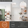 VAXCEL Burnaby 13-in W Mid-Century Modern Flush Mount Ceiling Light Fixture White Fabric Drum Shade - 2 of 4