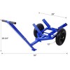NAYSAYE Log Dolly 440lbs Capacity Heavy Duty Cart with Load Binder and Choker Chain for Easy Log Transport, Blue, 28.3"*34"*50" - 3 of 4