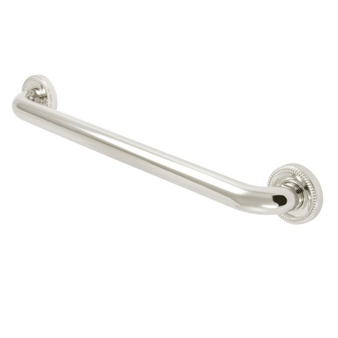 18 Camelon Decorative Grab Bar Polished Nickel Kingston Brass