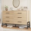 Acekool 5 Drawer Dresser, Modern Tall Storage Chest with Drawers, Bedroom Organizer, R-Leg - 3 of 4