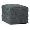 NicBex Modern Pouf Ottoman, Multifunctional Footstool for Living Room and Bedroom, Simple and Stylish Design - 4 of 4
