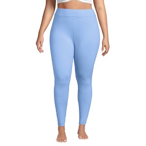 Lands' End Women's Baselayer Cozy Thermaskin Pants - 1 of 3