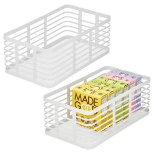 Metal Pantry Basket with Handles - 1 of 4