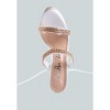 Indulgence Metal Chain Lace Up Chunky Sandals Women - 4 of 4