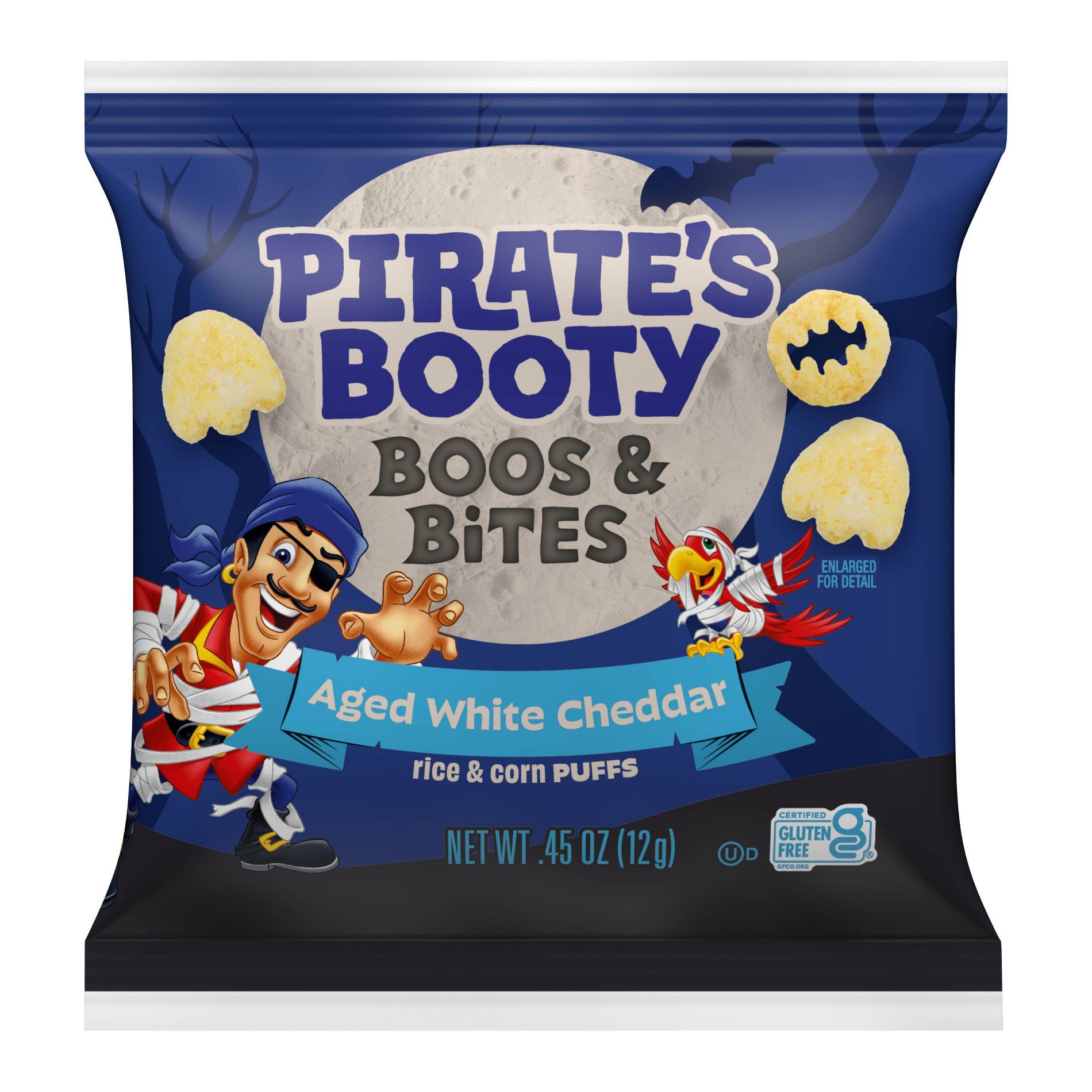 Pirate's Booty Halloween Snacks Boos & Bites Chips Multipack - 8.1oz/18ct