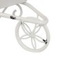 Chery Life 11.5"x4"x7" White Metal Decorative Disressed Wheelbarrow Planter, Tabletop Decor - 4 of 4