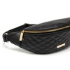 Luli Bebe Monaco Sling Bag, Luxury & Stain Resistant Quilted Exterior, Made From Eco-Friendly Vegan Leather, For Travel & Everyday Use - 4 of 4