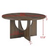 NicBex 23.6"/35.8" Modern Round Coffee Table,Minimalist End Table,Solid Wood Look MDF Side Table,Simple Center Table for Living Room,Office - 3 of 4