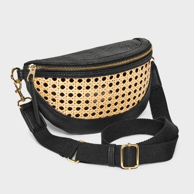 Straw Detail Belt Crossbody Bag - Universal Thread' - image 3