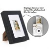 Americanflat 4x6 Picture Frame with Storage - Use as 2x3 Frame for Instant-Print Photos - Storage Frame Holds up to 40 Photos - Black - image 2 of 4