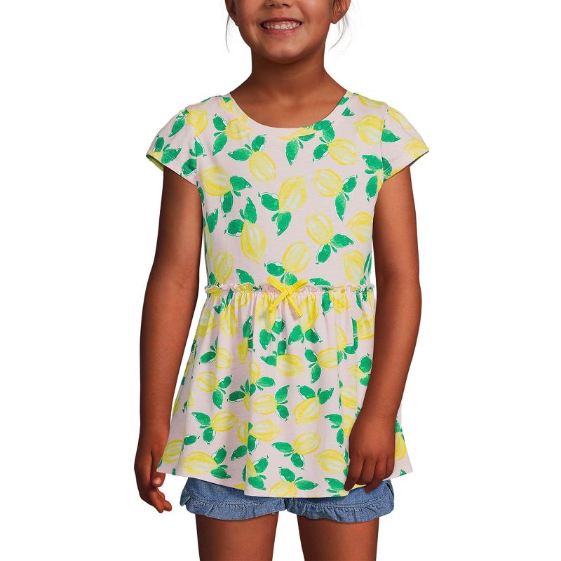 Lands' End Kids Gathered Waist Tunic Top, 2 of 4