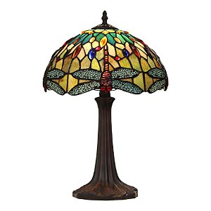 Chloe Lighting EMPRESS Tiffany-style Dark Bronze 1 Light Table Lamp 12Inch Shade - 1 of 4