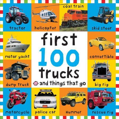 Big Board First 100 Trucks and Things That Go - by  Roger Priddy (Board Book)