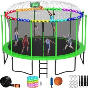 LLHZSY 8 Ft Heavy Duty Tranpoline for Adults and Kids - 1 of 4