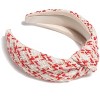 Shiraleah Boucle Knotted Headband, Red - 2 of 3