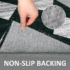 Whashable Runner Rugs for Hallway Runner Washable Kitchen Rugs Non Slip Modern Checkered Carpet Farmhouse Soft Contemporary Low Pile Carpet - 3 of 4
