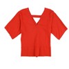 bar III Womens Back Cutout Wrap Blouse - 2 of 2