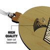 Lindenwood University Secondary Logo Wood Christmas Tree Holiday Ornament - 3 of 4