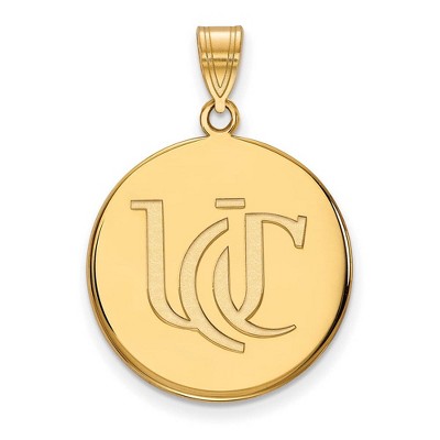 Black Bow Jewelry 10k Yellow Gold Cincinnati Bearcats NCAA Large Pendant
