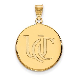Black Bow Jewelry 10k Yellow Gold Cincinnati Bearcats NCAA Large Pendant - 1 of 3