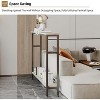 5.9" Slim Console Table, 2 Tier Narrow Sofa Table with Adjustable Shelf, Space-Saving Behind Couch Table for Living Room, Entryway - 3 of 4