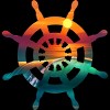 Men's Design By Humans Sailors Sunrise Wave Memories By Goldquills T-Shirt - 2 of 2