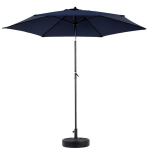 KTMBDW 9'Outdoor Patio Umbrella,Outdoor Table Umbrella, Yard Umbrella,Market Umbrella with 6 Sturdy Ribs,Push Button Tilt and Crank(Base Not Included) - 1 of 4