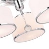 CWI Lighting Frosted 3 Light Drum Shade Flush Mount With Chrome Finish - 3 of 4