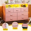 Whizmax 7 Drawers Dresser for Bedroom, Modern Drawers Dresser with Charging Station and LED Lights Design for Living Room, Hallway - 4 of 4