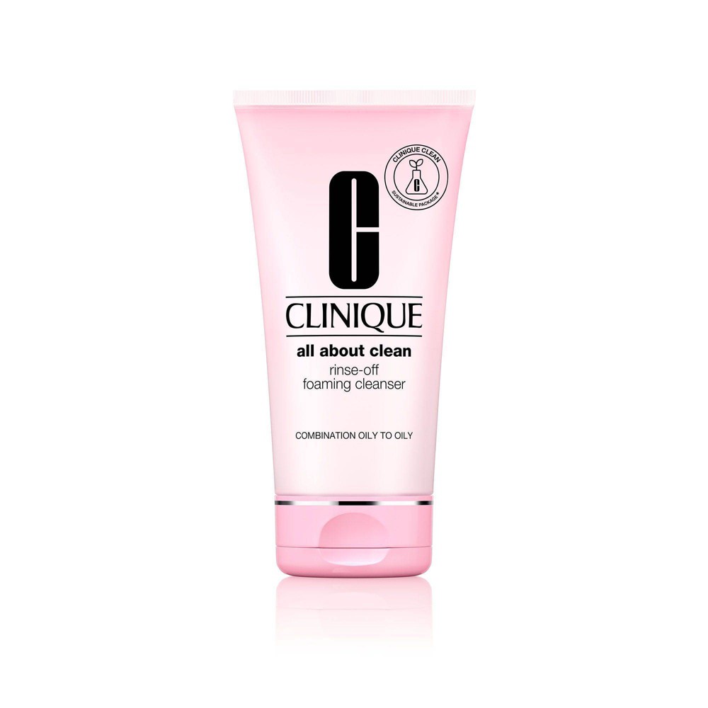 Photos - Cream / Lotion Clinique All About Clean Rinse-Off Foaming Face Cleanser - 5 fl oz - Ulta 