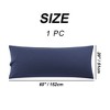 PiccoCasa 90 GSM Solid Soft Envelope closure Microfiber Body Pillowcase - 4 of 4