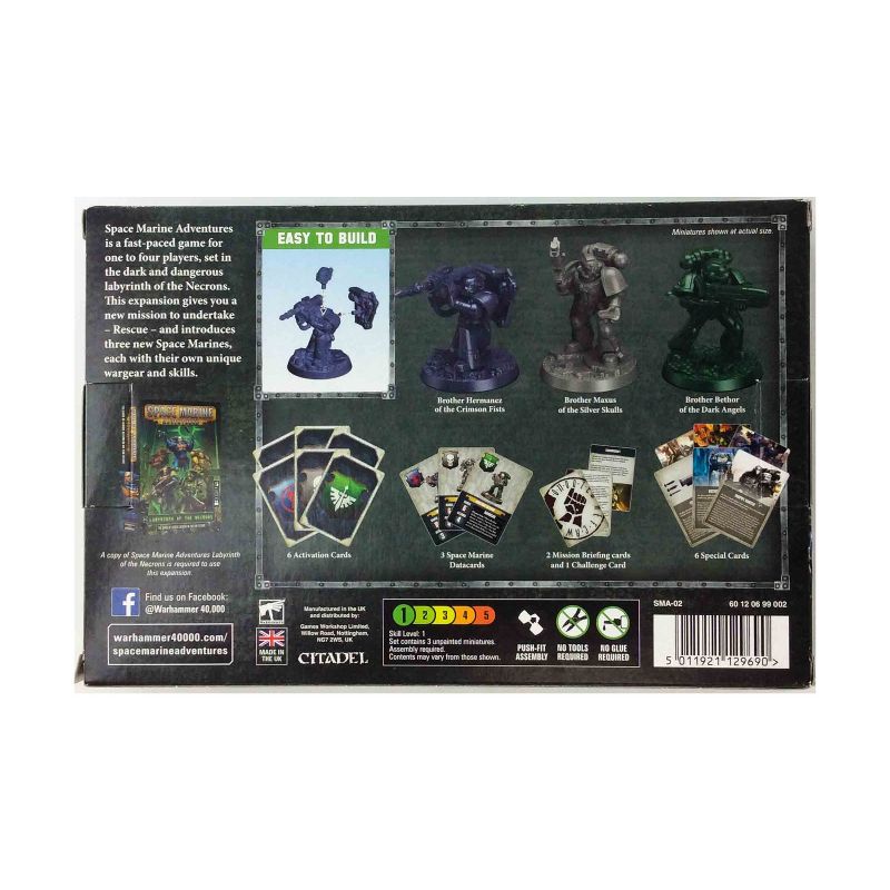Warhammer Space Marine Adventures - Rescue Mission Pack Expansion Board Game, 2 of 3