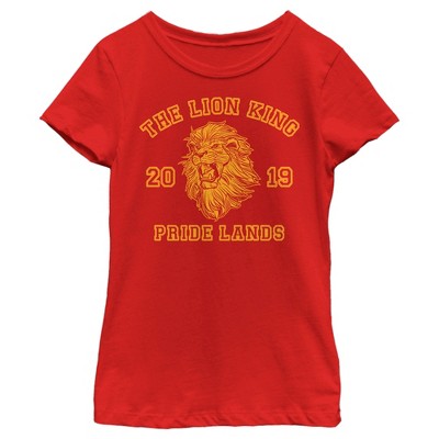 Girl's Lion King King's Mane 2019 T-shirt - Red - Large : Target