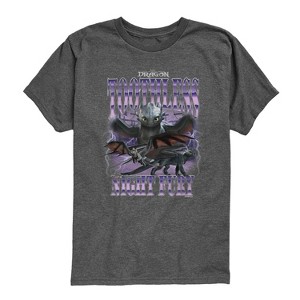Boys' - How To Train Your Dragon - Toothless Collage Short Sleeve Graphic T-Shirt - 1 of 4