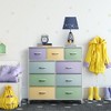 Sorbus Dresser with 9 Drawers - Furniture Storage Chest Tower Unit for Bedroom, Closet, etc - Steel Frame, Wood Top, Fabric Bins - 3 of 4