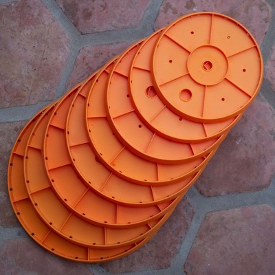 Bloem 14" Orange Round Planter Lift Insert
