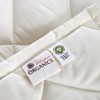 Whisper Organics Organic Cotton Cotton-Filled Comforter with Corner Tabs – 600 GSM – White - 3 of 3