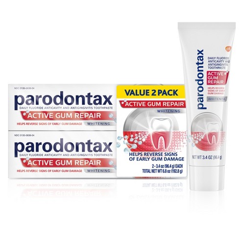 Parodontax Active Gum Repair Whitening Toothpaste - 6.8oz/2pk : Target