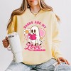 Books Are My Love Language Ghost - Women's Lightweight Garment Dyed Sweatshirt - 3 of 4