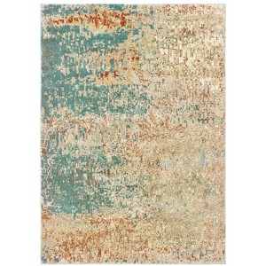 Oriental Weavers Carson 9654B Blue/ Orange Indoor Area Rug - 7'10" x 10' - 1 of 4