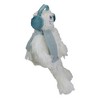 Northlight Plush Sitting Yeti with Earmuffs Christmas Figure - 18" - White and Blue - 3 of 4